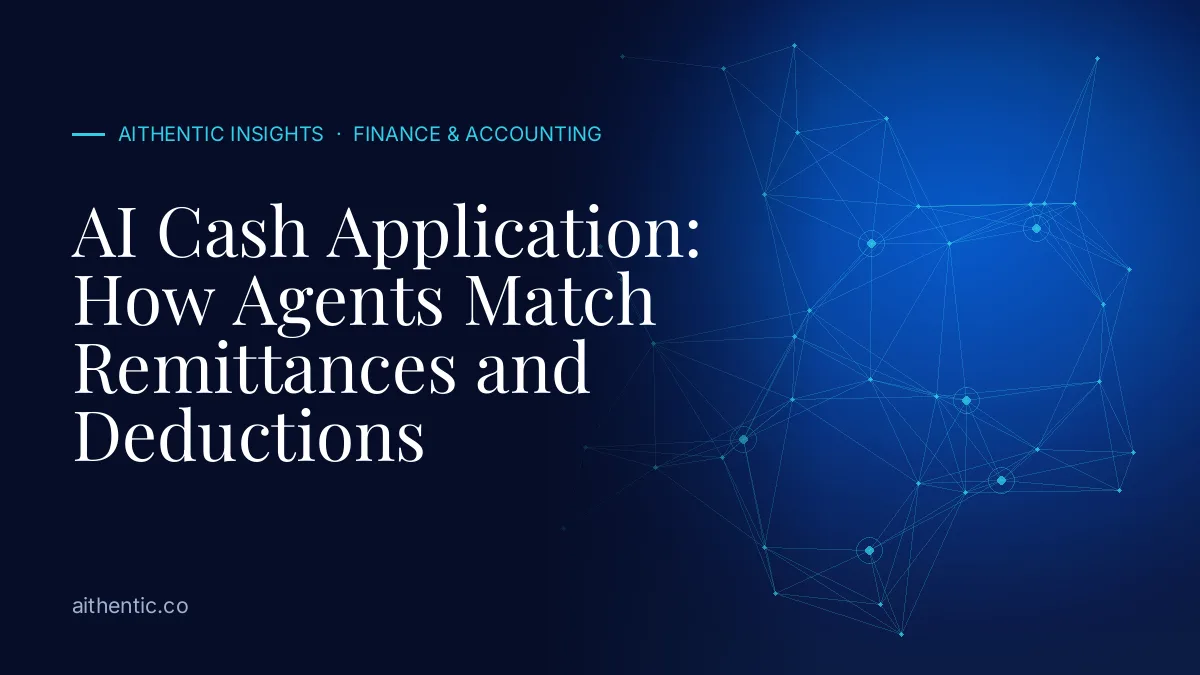 AI Cash Application: How Agents Match Remittances and Deductions