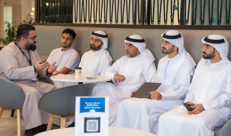 Discussion at the SPARK AI Hub community table