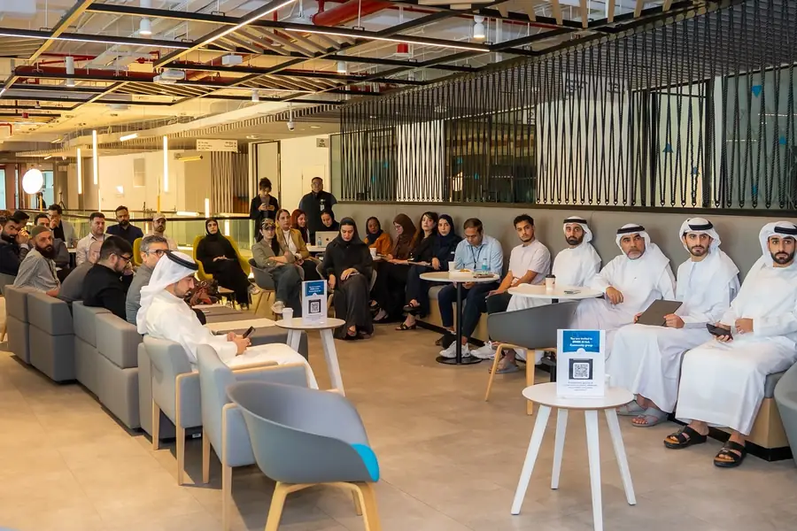 Founders, researchers and enterprise teams at a Hub session